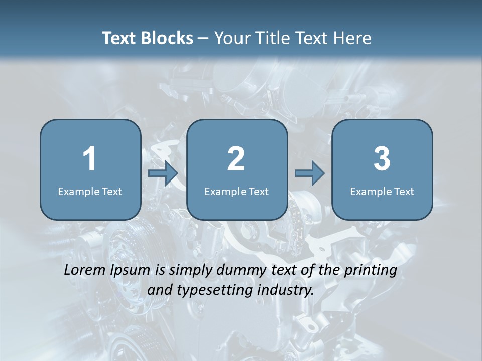 Sport Pulley Glimmer PowerPoint Template