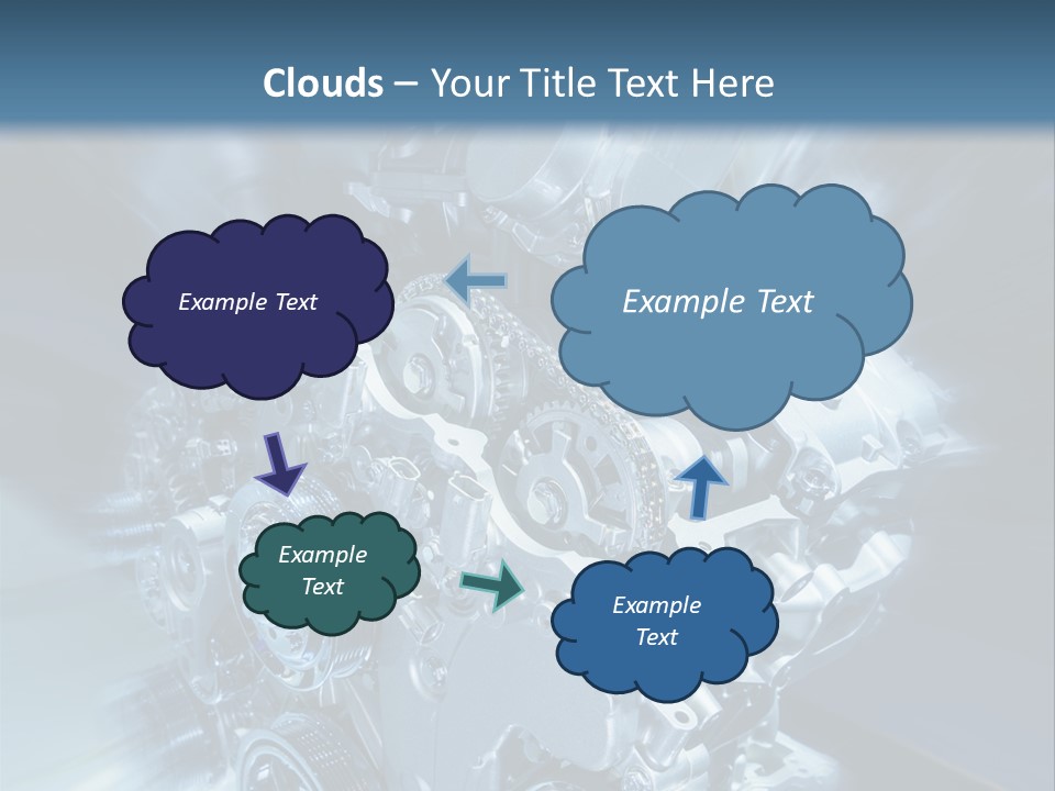 Sport Pulley Glimmer PowerPoint Template