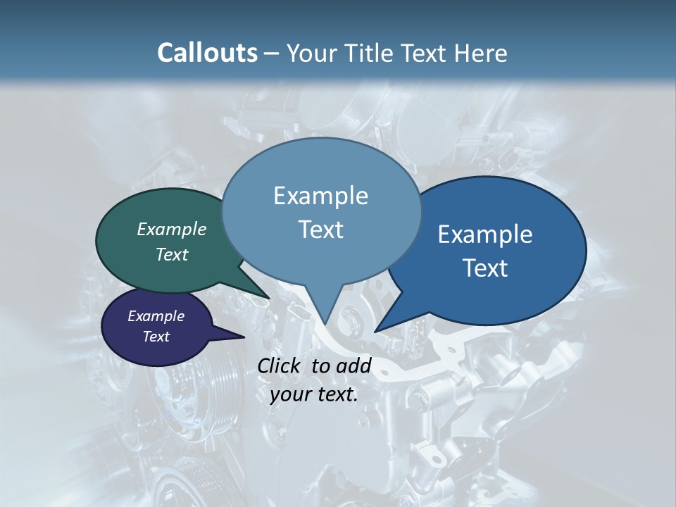 Sport Pulley Glimmer PowerPoint Template