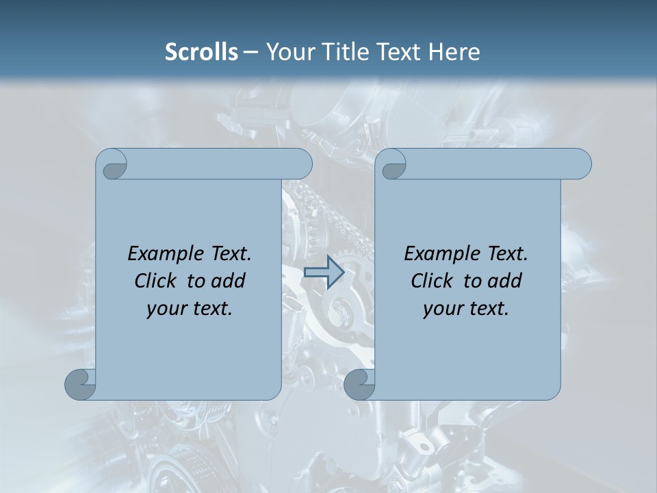 Sport Pulley Glimmer PowerPoint Template