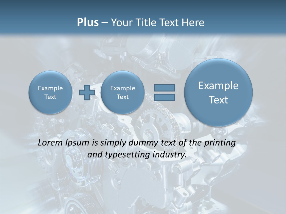 Sport Pulley Glimmer PowerPoint Template
