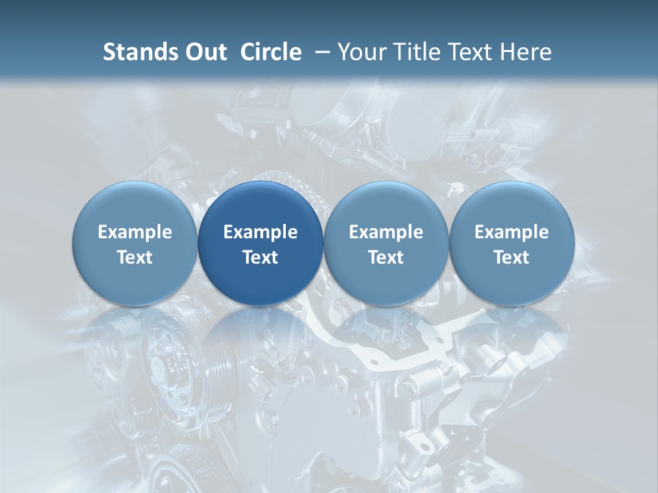 Sport Pulley Glimmer PowerPoint Template