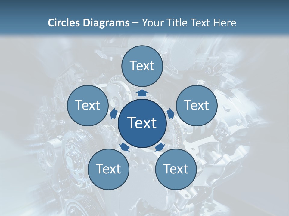 Sport Pulley Glimmer PowerPoint Template