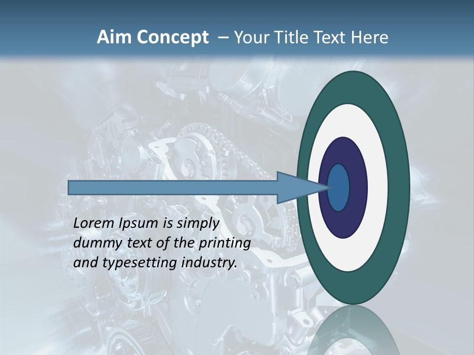 Sport Pulley Glimmer PowerPoint Template