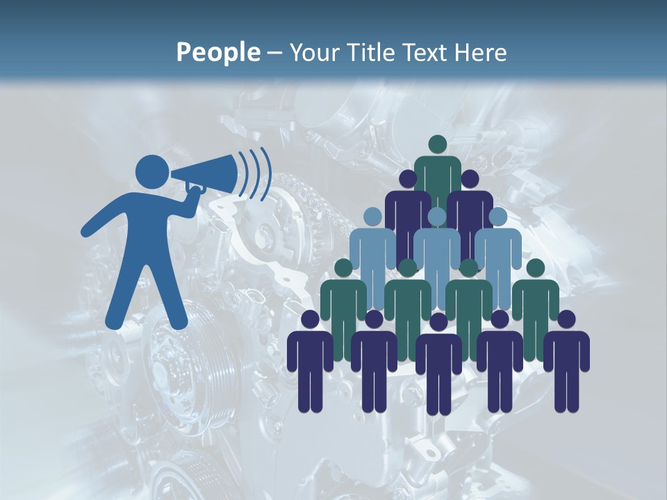 Sport Pulley Glimmer PowerPoint Template