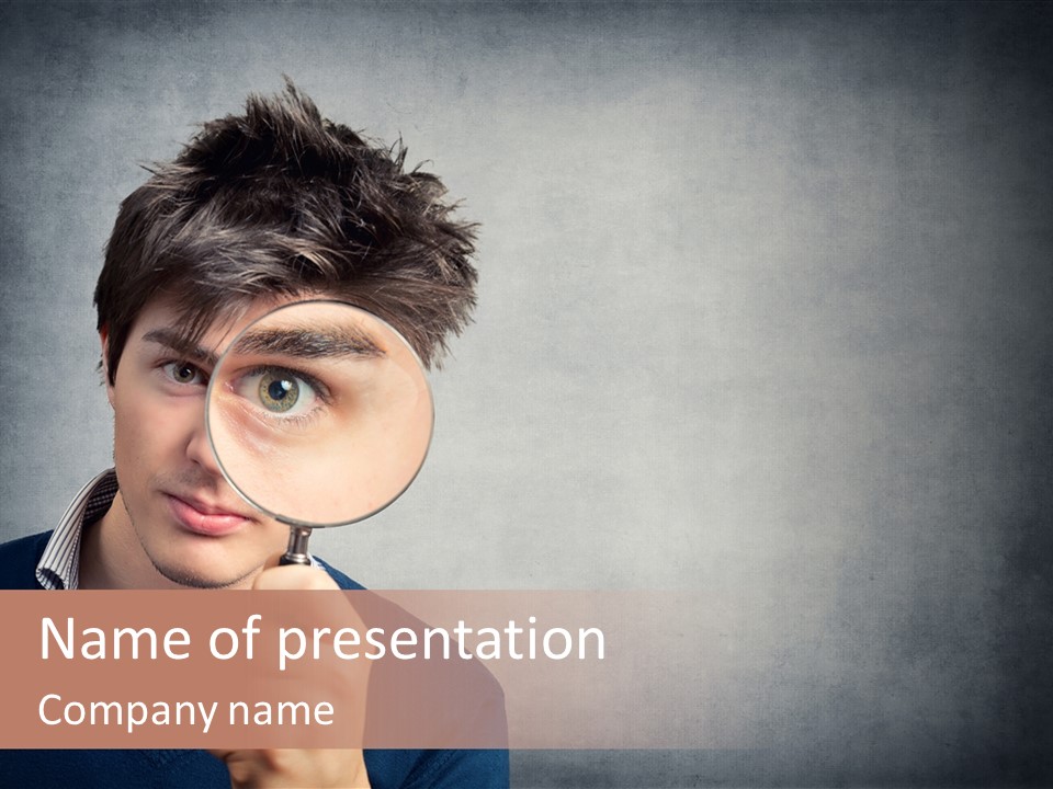 Identity Cover Language PowerPoint Template