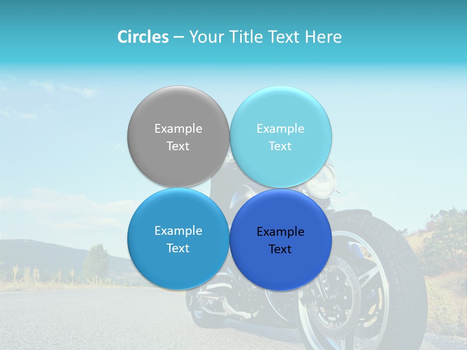 Blue Velocity Cruising PowerPoint Template