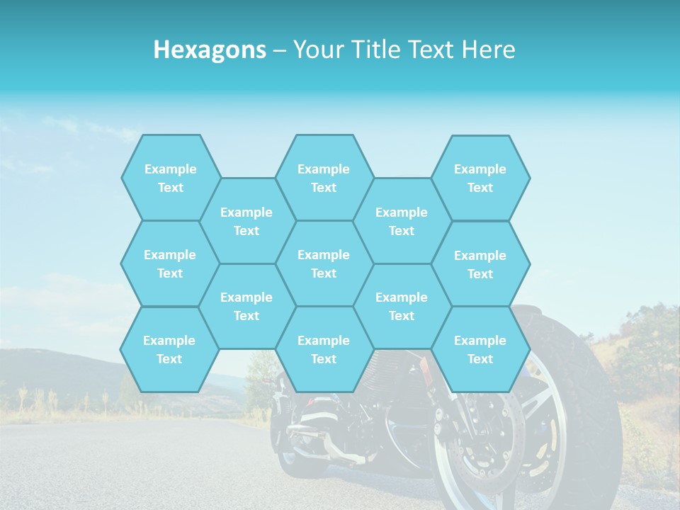 Blue Velocity Cruising PowerPoint Template