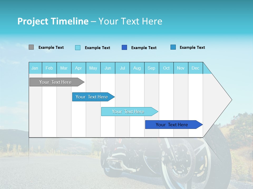 Blue Velocity Cruising PowerPoint Template