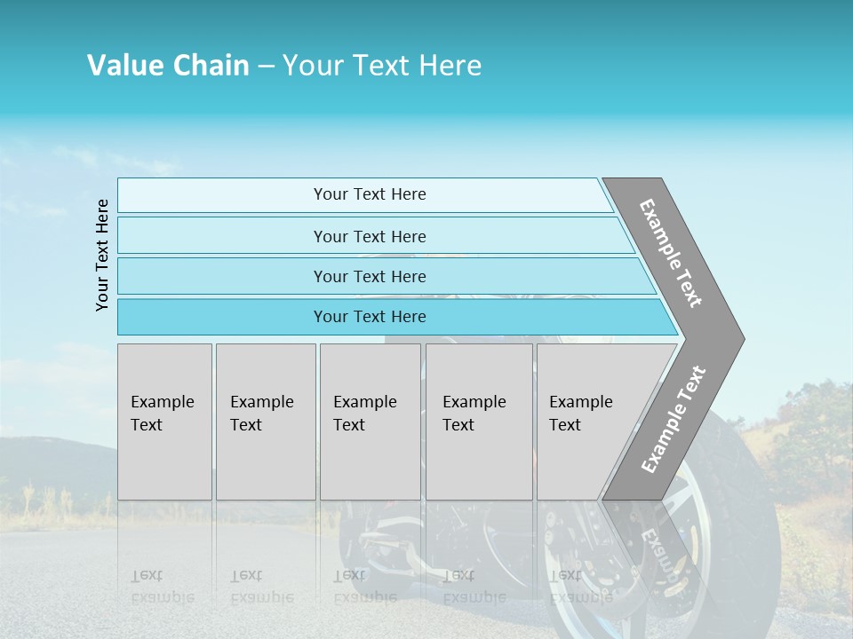Blue Velocity Cruising PowerPoint Template