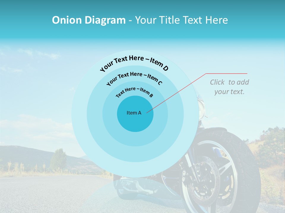 Blue Velocity Cruising PowerPoint Template