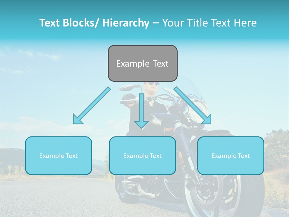 Blue Velocity Cruising PowerPoint Template