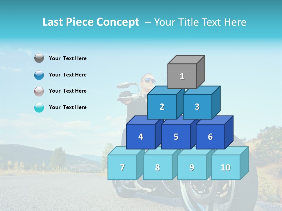 Blue Velocity Cruising PowerPoint Template
