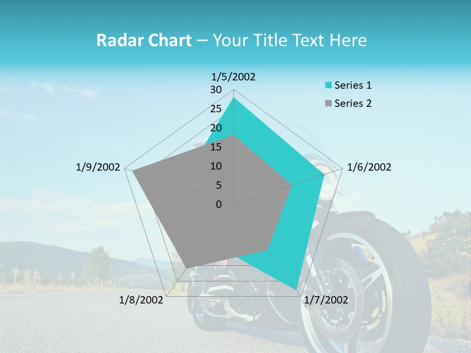 Blue Velocity Cruising PowerPoint Template