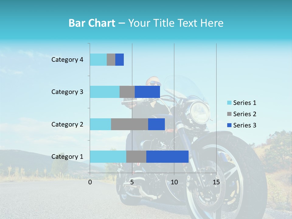 Blue Velocity Cruising PowerPoint Template