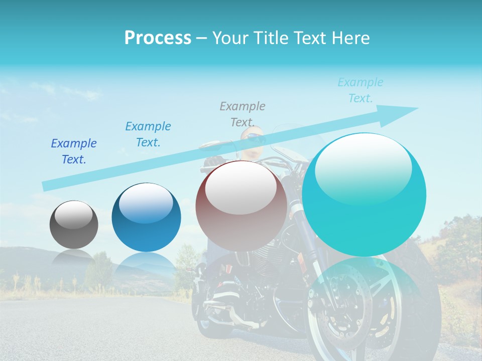 Blue Velocity Cruising PowerPoint Template