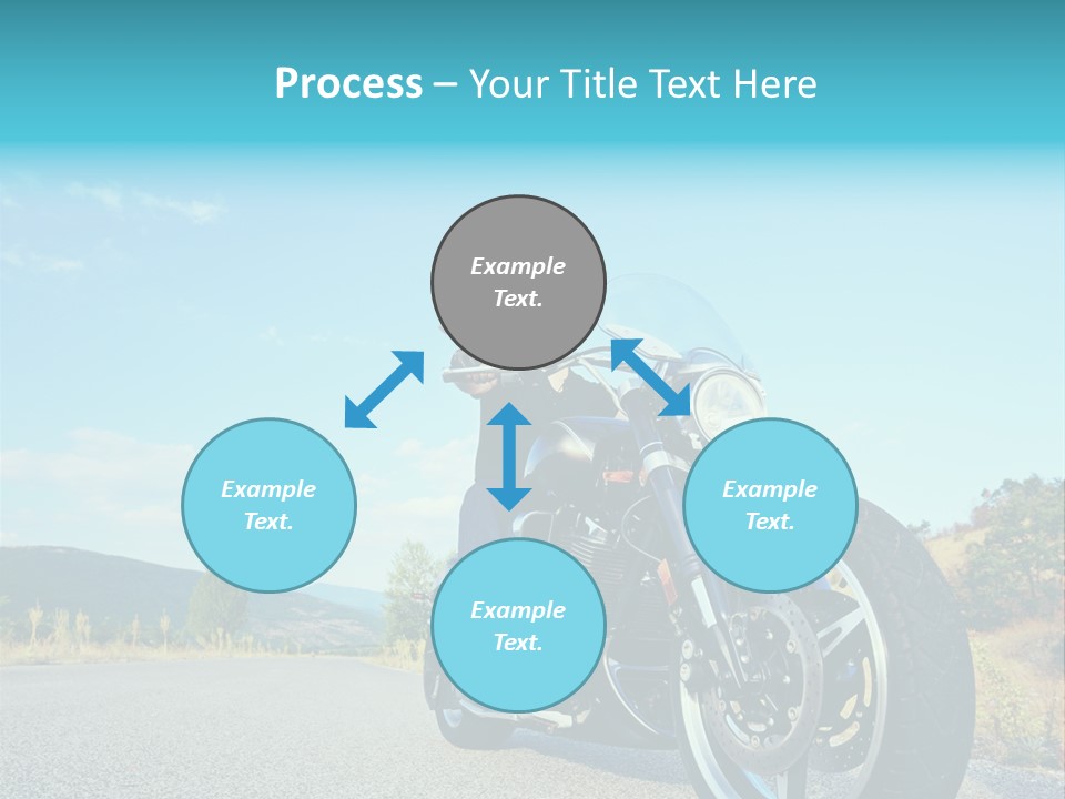Blue Velocity Cruising PowerPoint Template