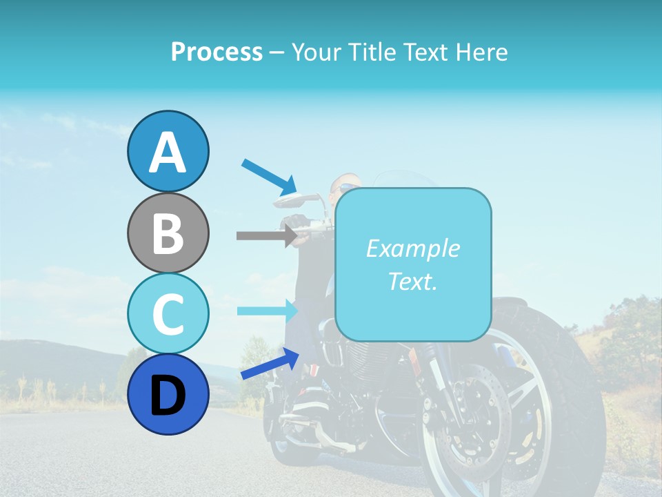 Blue Velocity Cruising PowerPoint Template