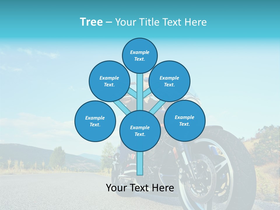 Blue Velocity Cruising PowerPoint Template
