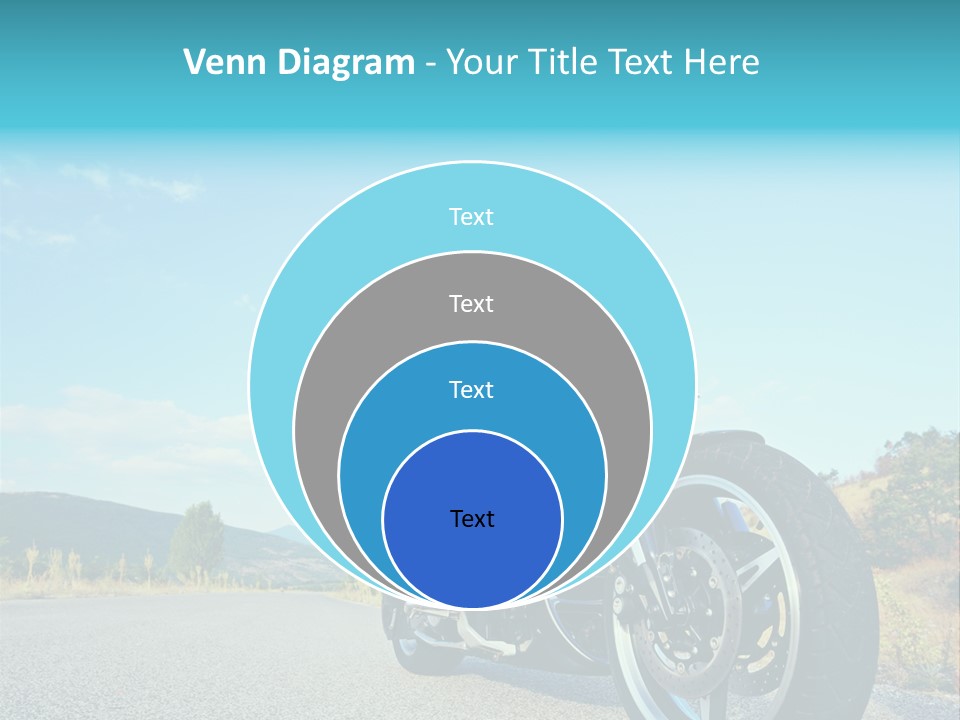 Blue Velocity Cruising PowerPoint Template