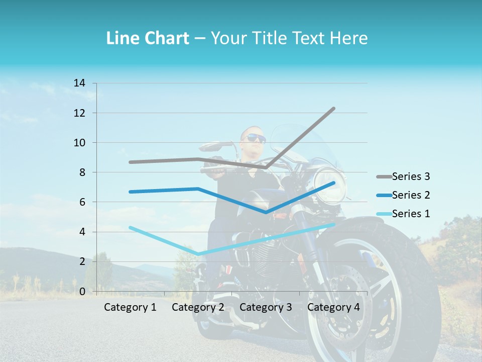 Blue Velocity Cruising PowerPoint Template