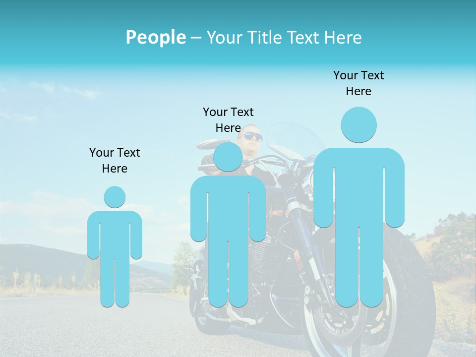 Blue Velocity Cruising PowerPoint Template