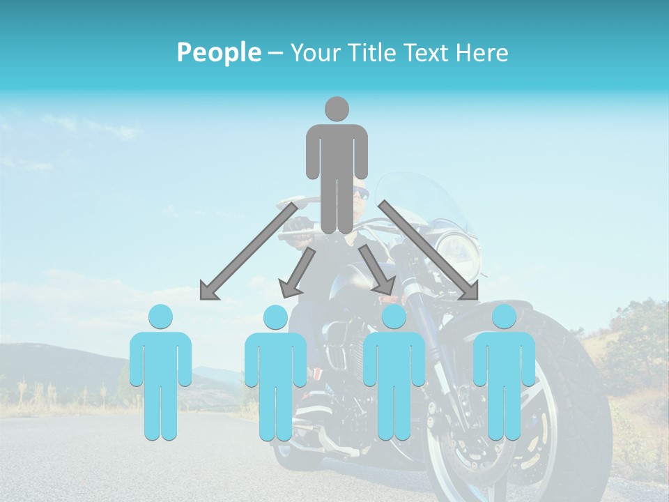 Blue Velocity Cruising PowerPoint Template