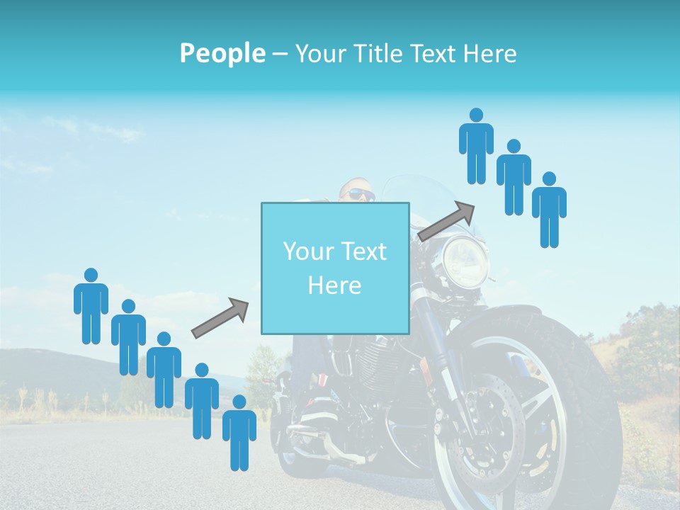 Blue Velocity Cruising PowerPoint Template