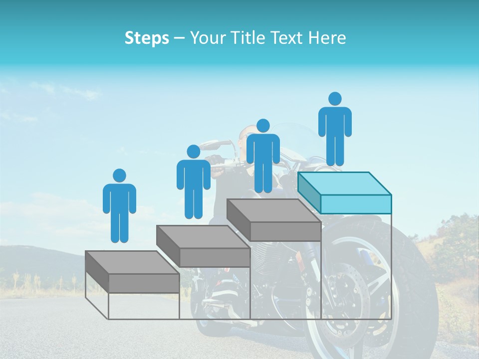 Blue Velocity Cruising PowerPoint Template