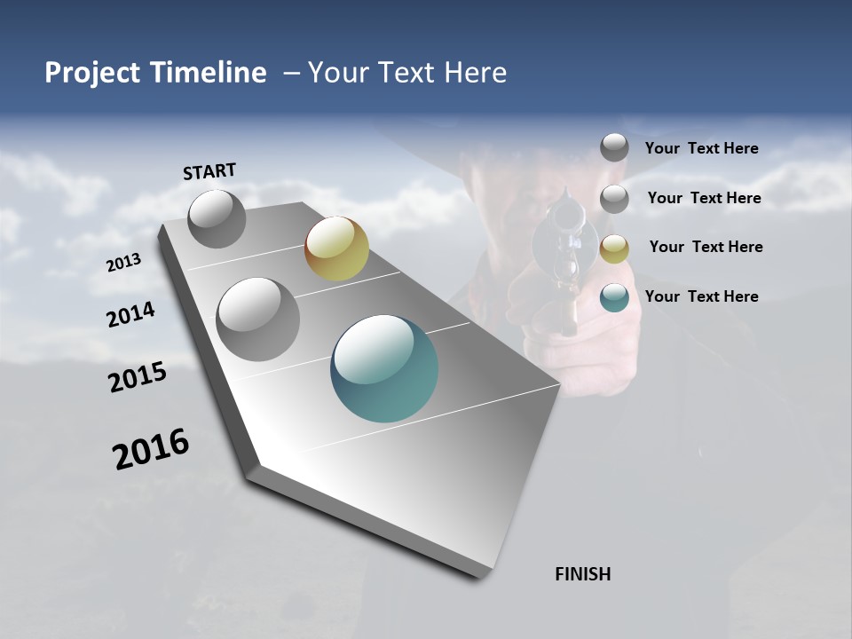 Hat Attack Fight PowerPoint Template