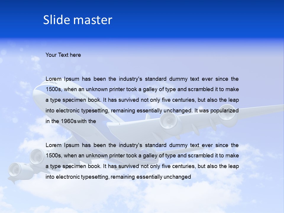 Voyage Fighter Protection PowerPoint Template