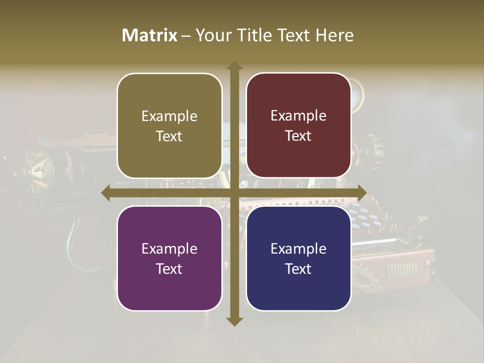 Background Object Instrument PowerPoint Template