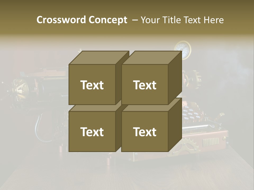Background Object Instrument PowerPoint Template