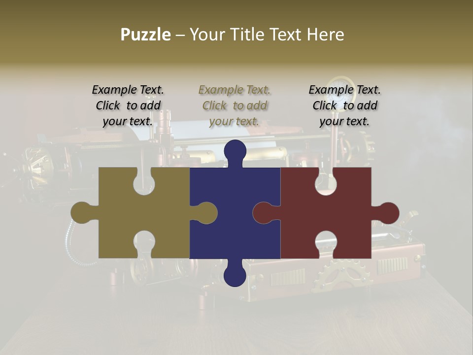 Background Object Instrument PowerPoint Template