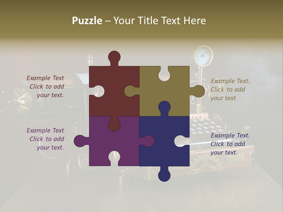 Background Object Instrument PowerPoint Template