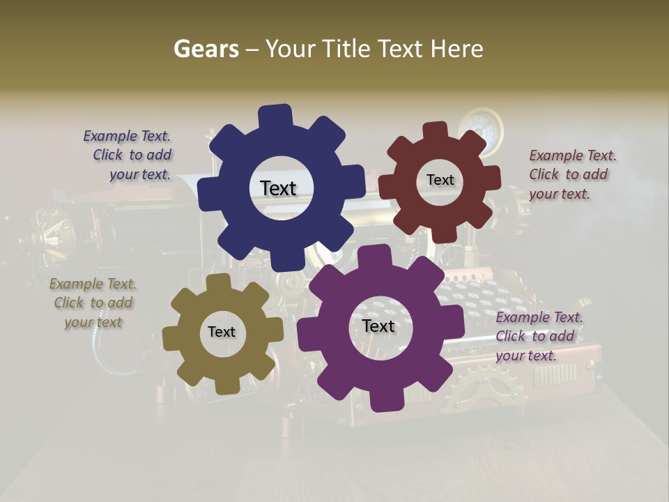 Background Object Instrument PowerPoint Template