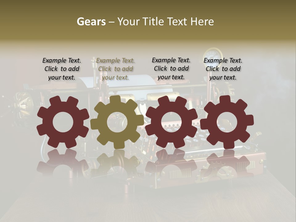 Background Object Instrument PowerPoint Template