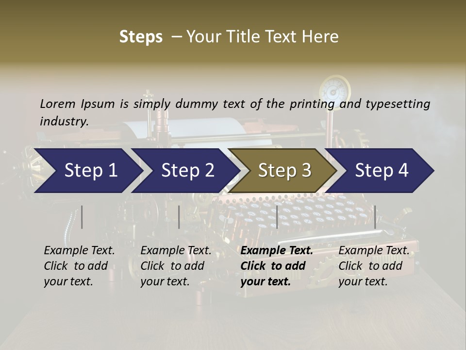 Background Object Instrument PowerPoint Template