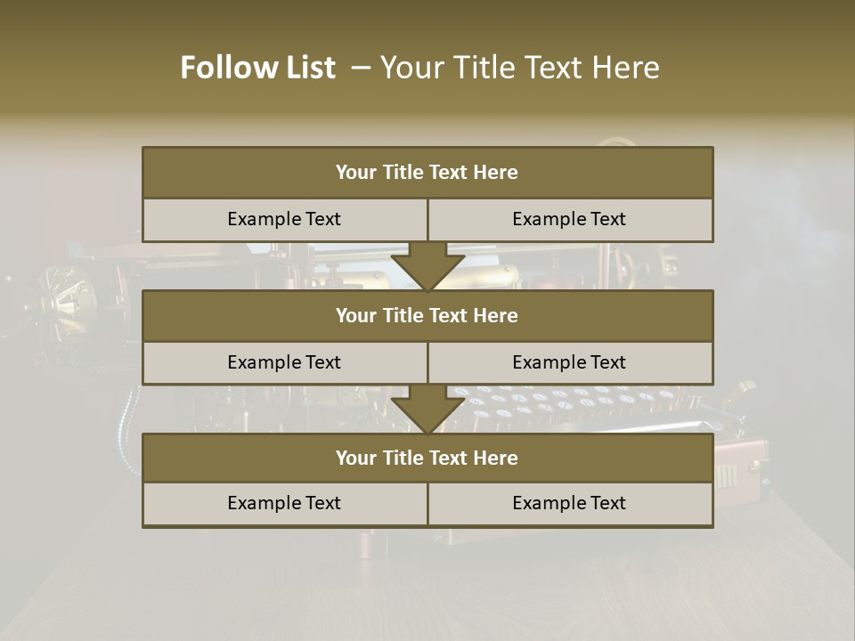 Background Object Instrument PowerPoint Template