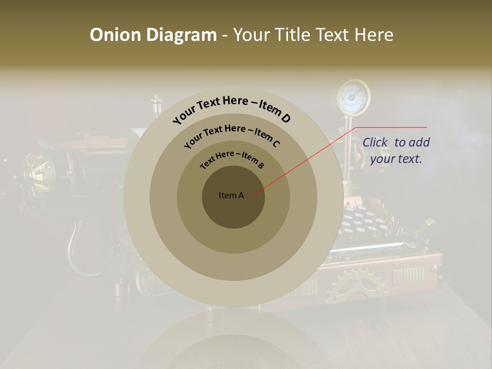 Background Object Instrument PowerPoint Template
