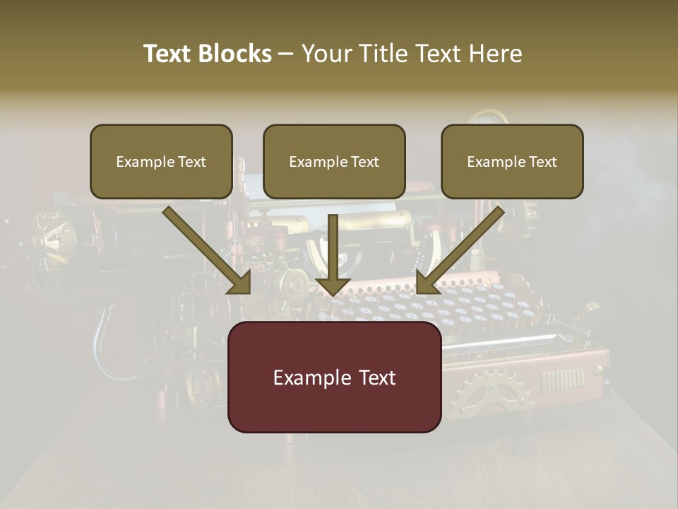 Background Object Instrument PowerPoint Template