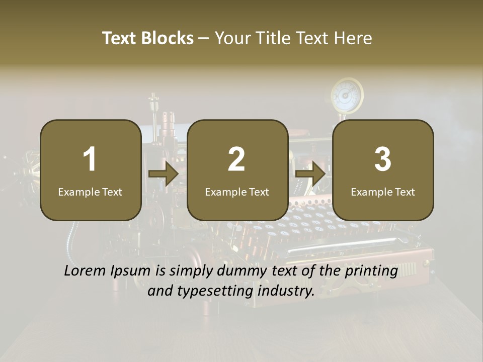 Background Object Instrument PowerPoint Template