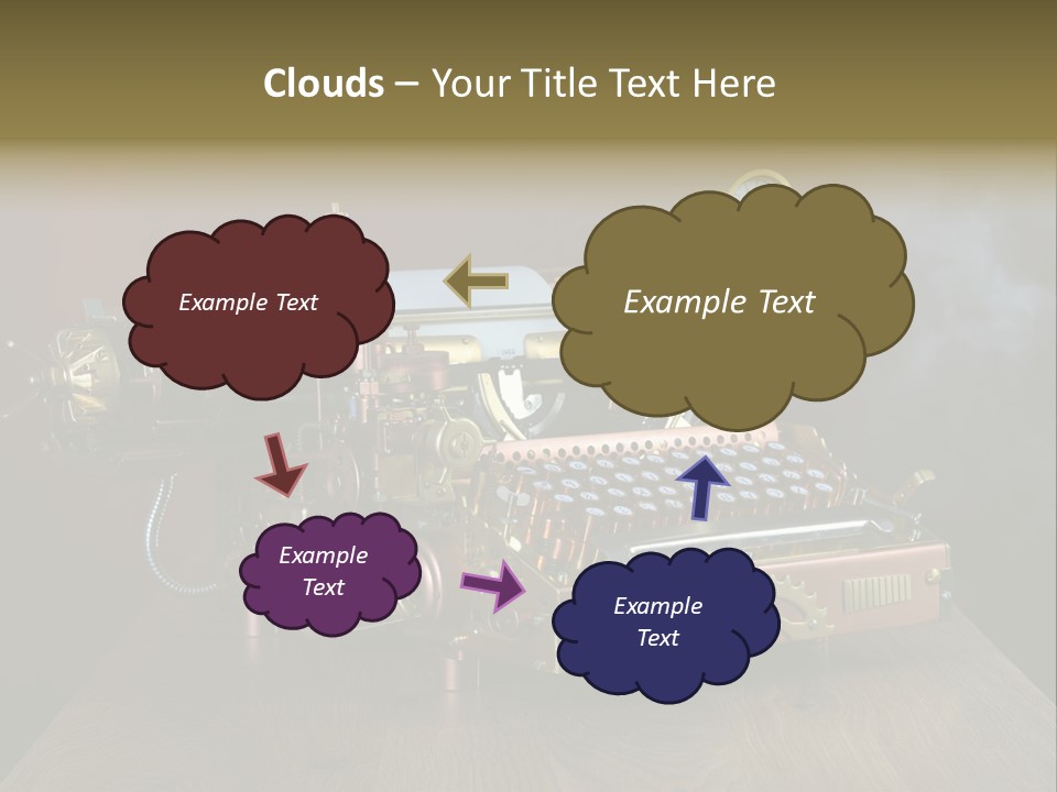Background Object Instrument PowerPoint Template