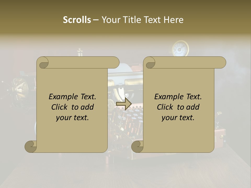 Background Object Instrument PowerPoint Template