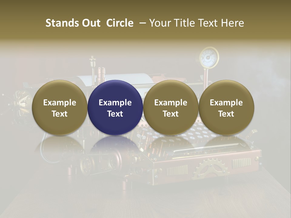 Background Object Instrument PowerPoint Template