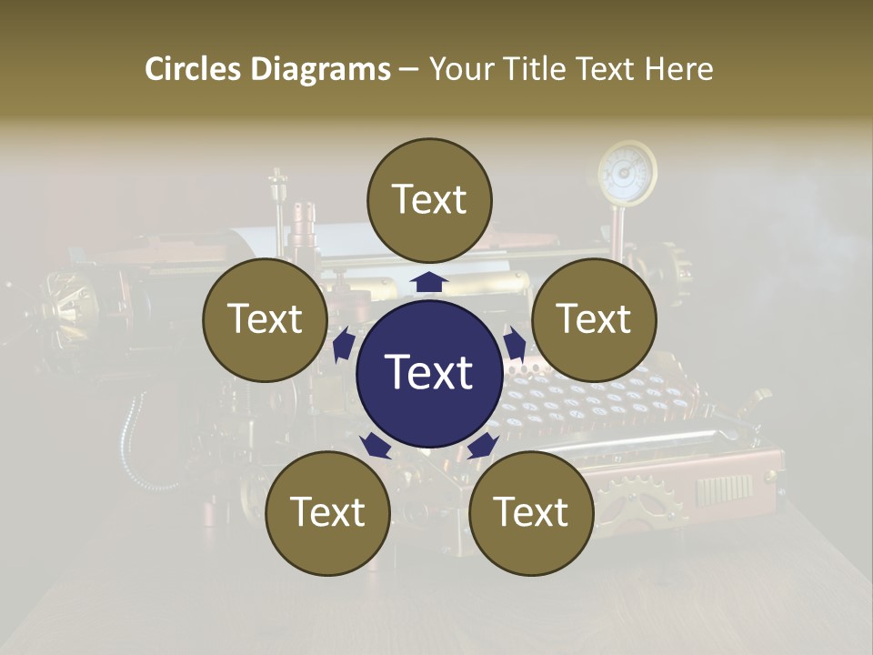 Background Object Instrument PowerPoint Template