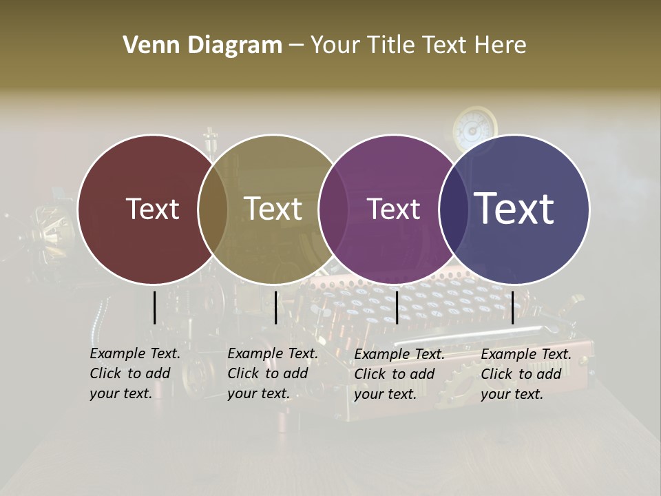 Background Object Instrument PowerPoint Template