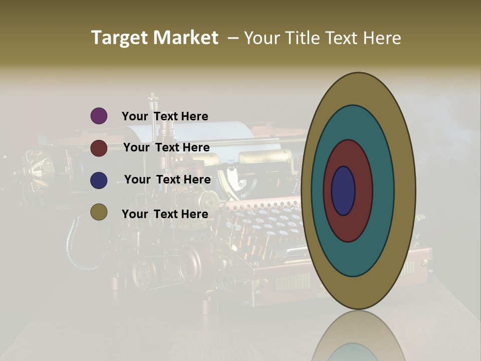 Background Object Instrument PowerPoint Template