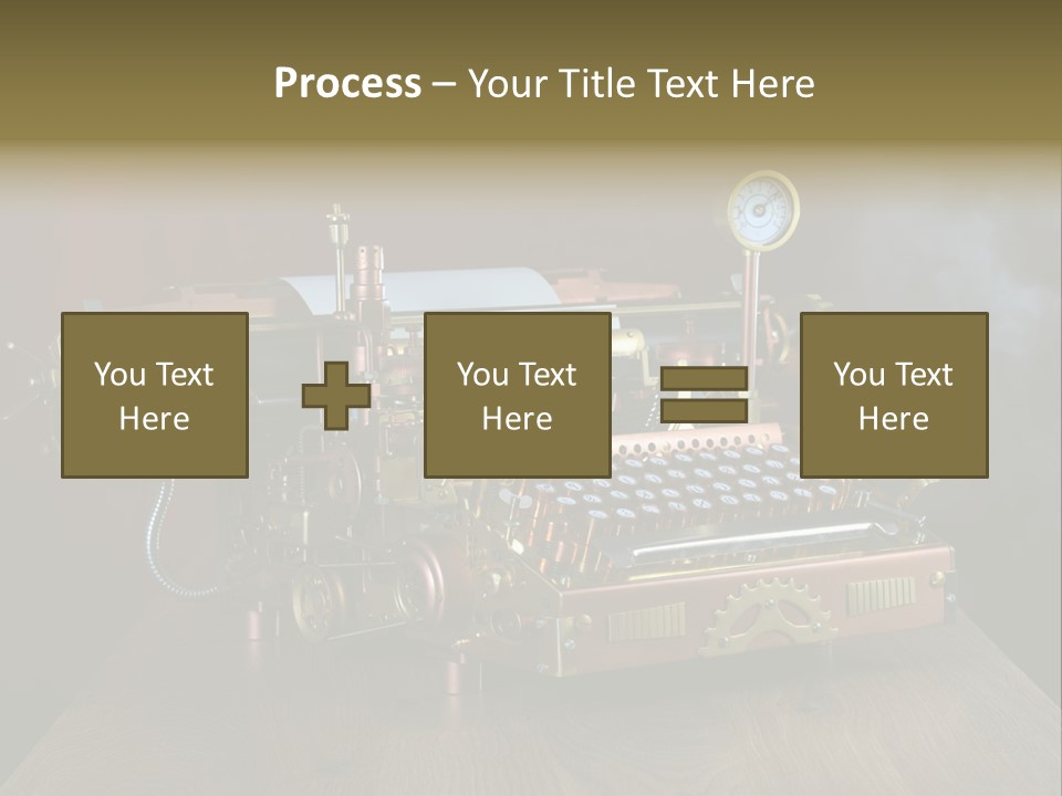 Background Object Instrument PowerPoint Template