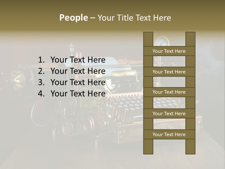 Background Object Instrument PowerPoint Template
